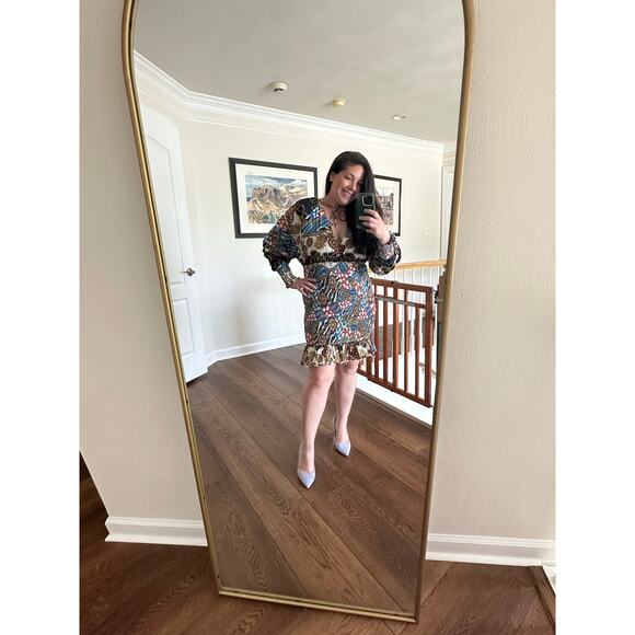 NWT RHODE Resort Anya Mini Dress Chain Print M - Picture 6 of 15